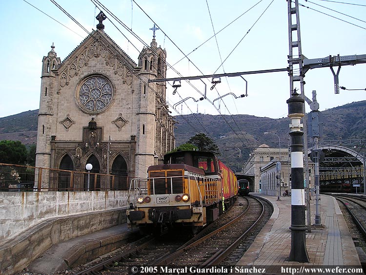 Maniobres de SNCF a Portbou