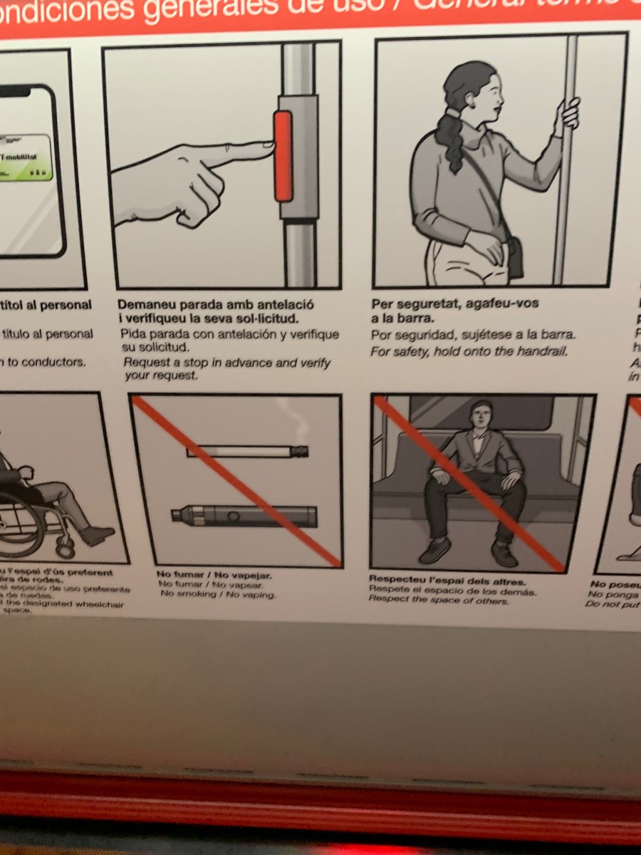 Normes de convivència a bord del bus